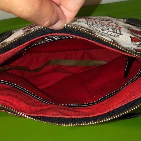 Dooney & Bourke Crossbody Bag - Black, Red, and White - Picture 5 of 5